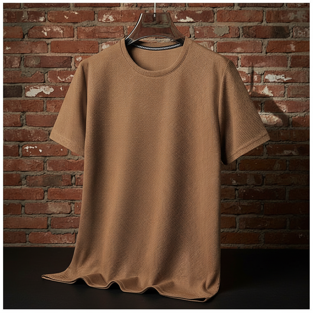 Maglia marrone - muro mattoni