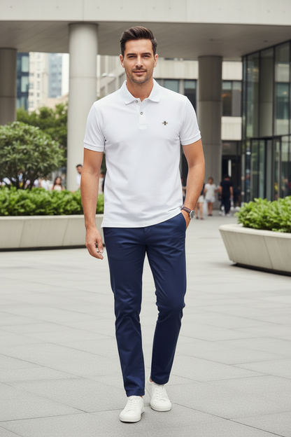 Polo Montecarlo bianco sneakers