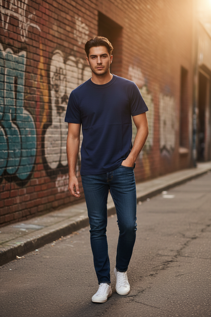 T-shirt Blu Navy - Città