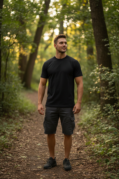 T-shirt Nera - Outdoor