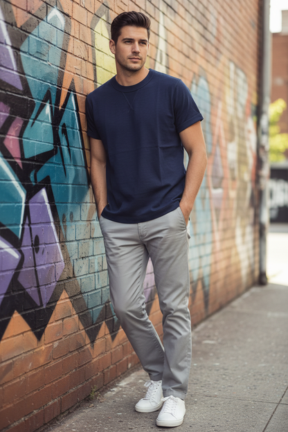 T-Shirt Sorrento blu navy urban
