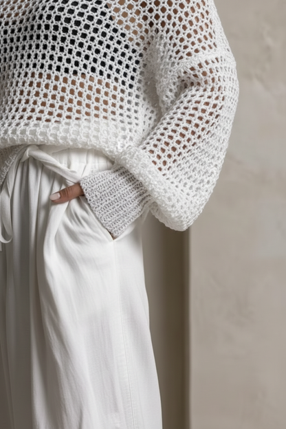 Zoom maglia bianca